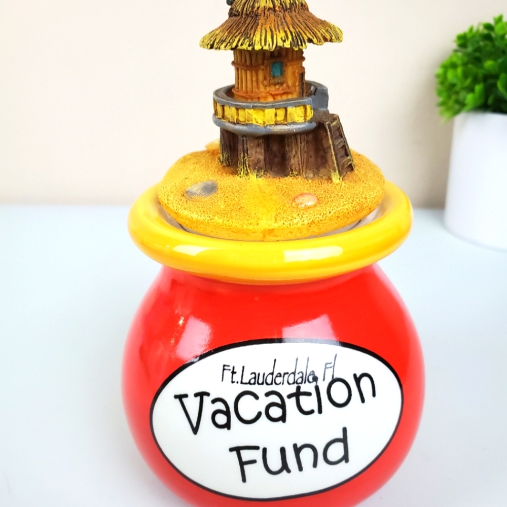 Vacation Fund Jar.